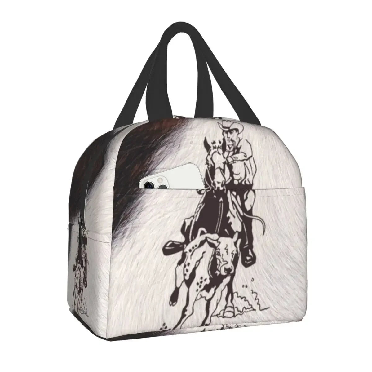 cow  Print Bag  Cooler Thermal Insulated