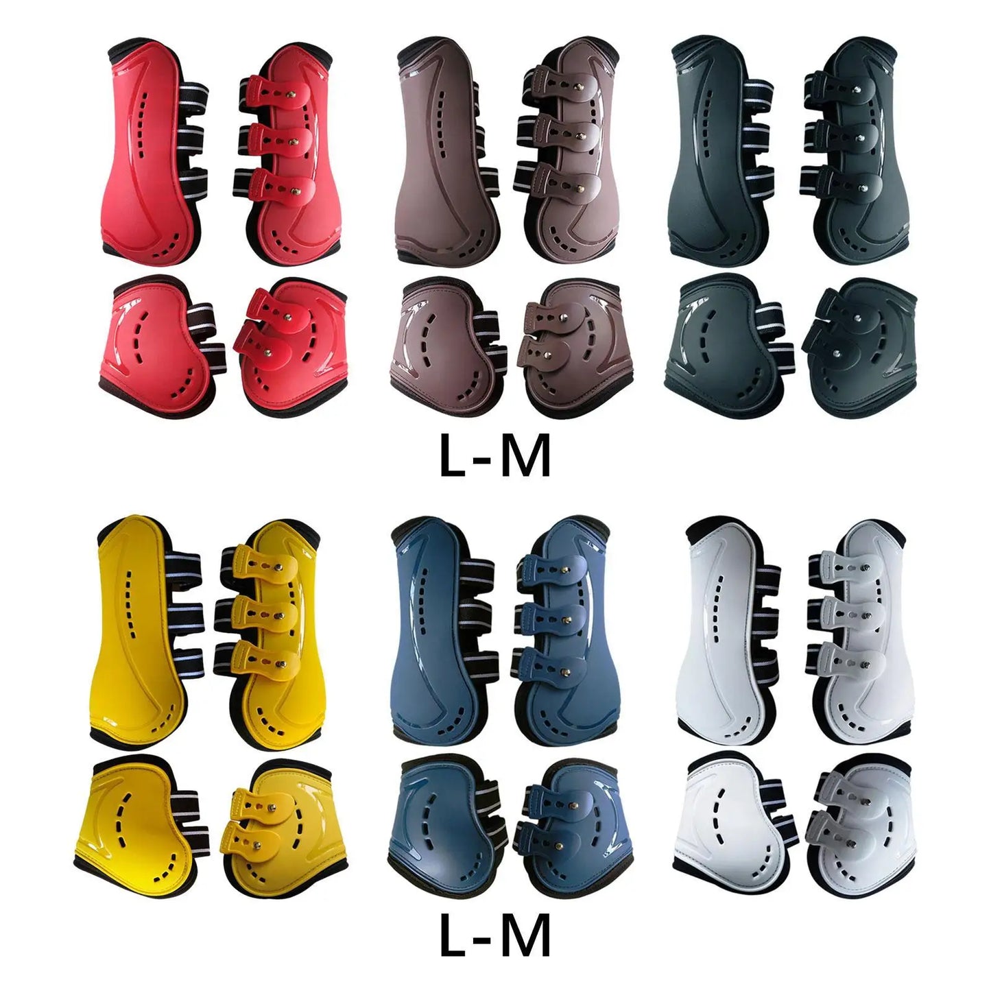 4x Horse Boots Tendon Protector Support