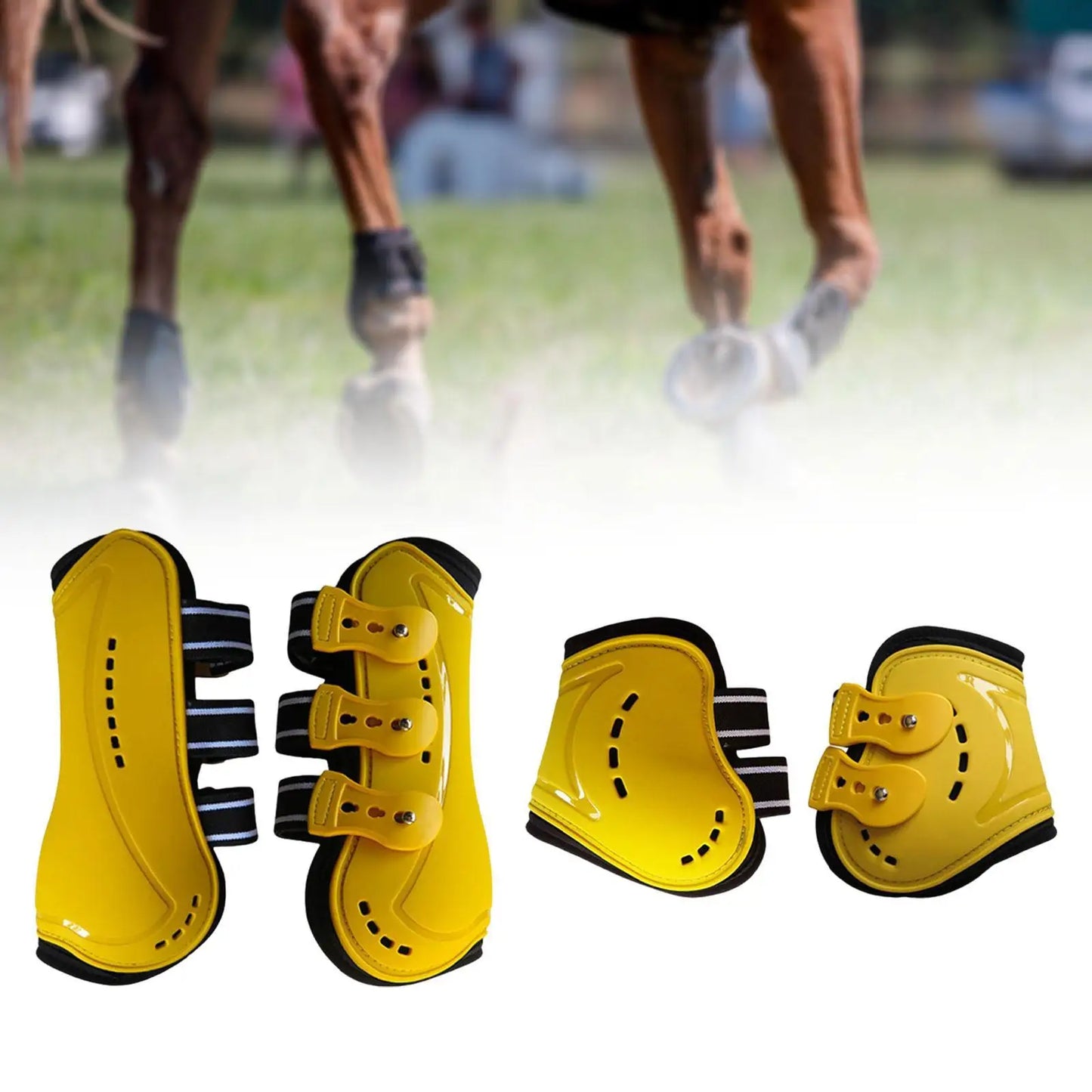 4x Horse Boots Tendon Protector Support