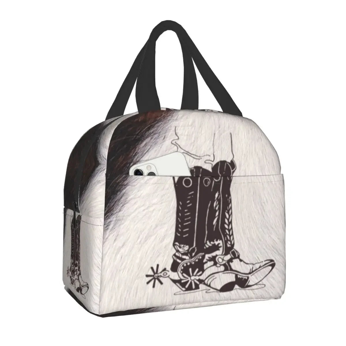 cow  Print Bag  Cooler Thermal Insulated