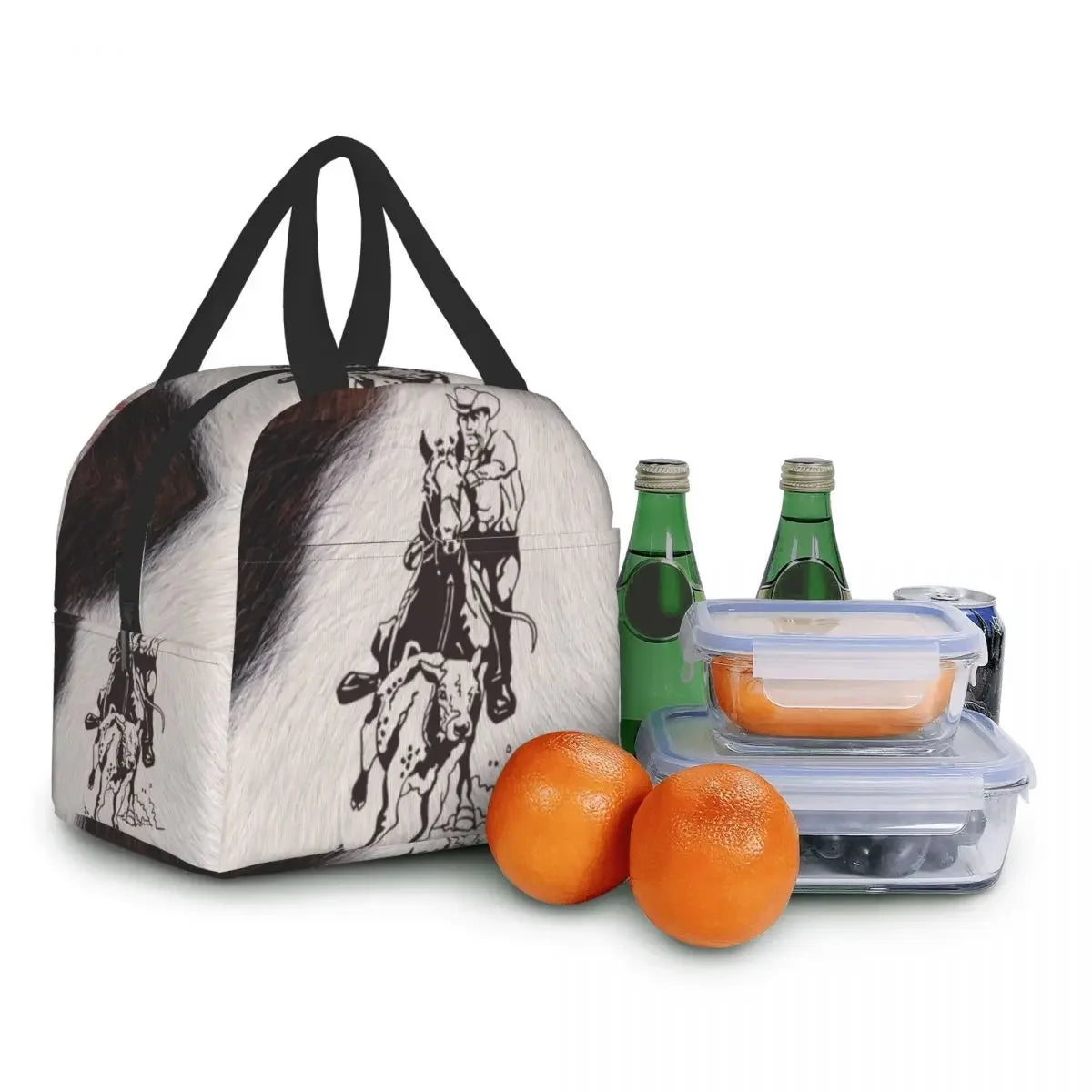 cow  Print Bag  Cooler Thermal Insulated